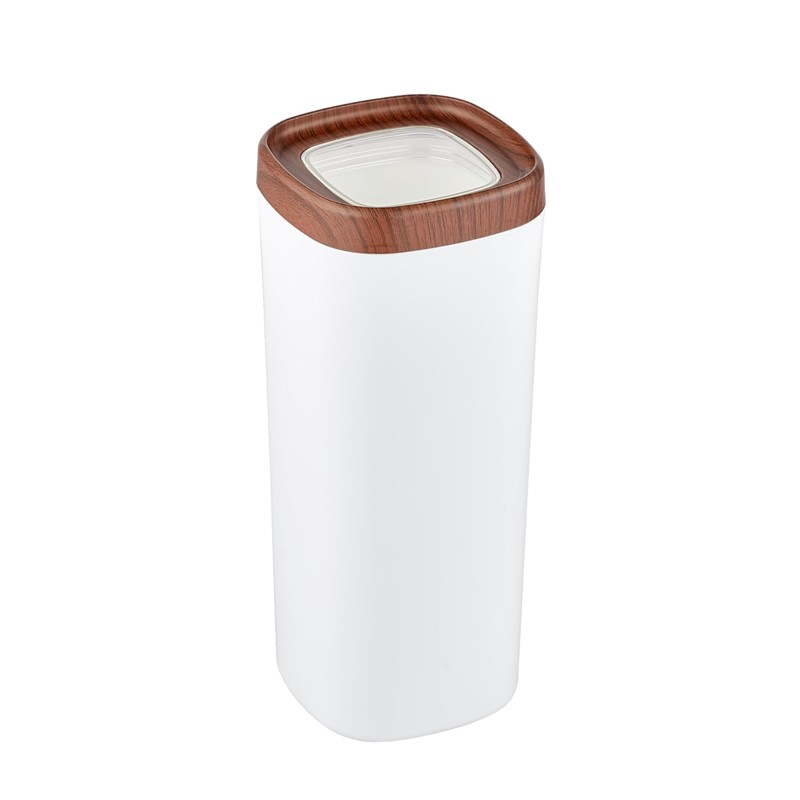 Mugiss Bonny Erzak Saklama Kabı Ahşap Kaplama Kapak Renkli Hazne 1,8 Lt M-ESK-0211