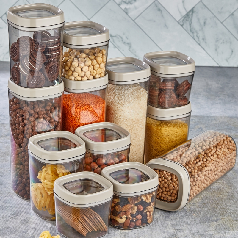 Mugiss Bonny Erzak Saklama Kabı 3lü Set 1,8Lt 1Lt 600Ml M-ESK-1001