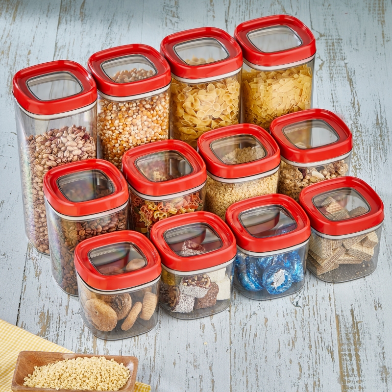 Mugiss Bonny Erzak Saklama Kabı 3lü Set 1,8Lt 1Lt 600Ml M-ESK-1001