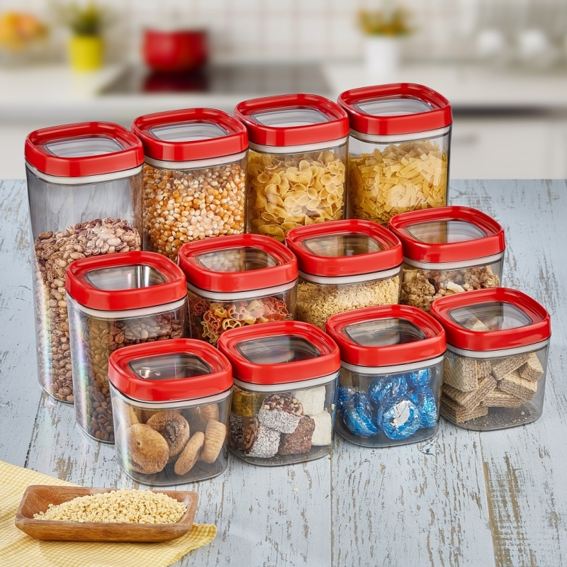 Mugiss Bonny Erzak Saklama Kabı 3lü Set 1,8Lt 1Lt 600Ml M-ESK-1001