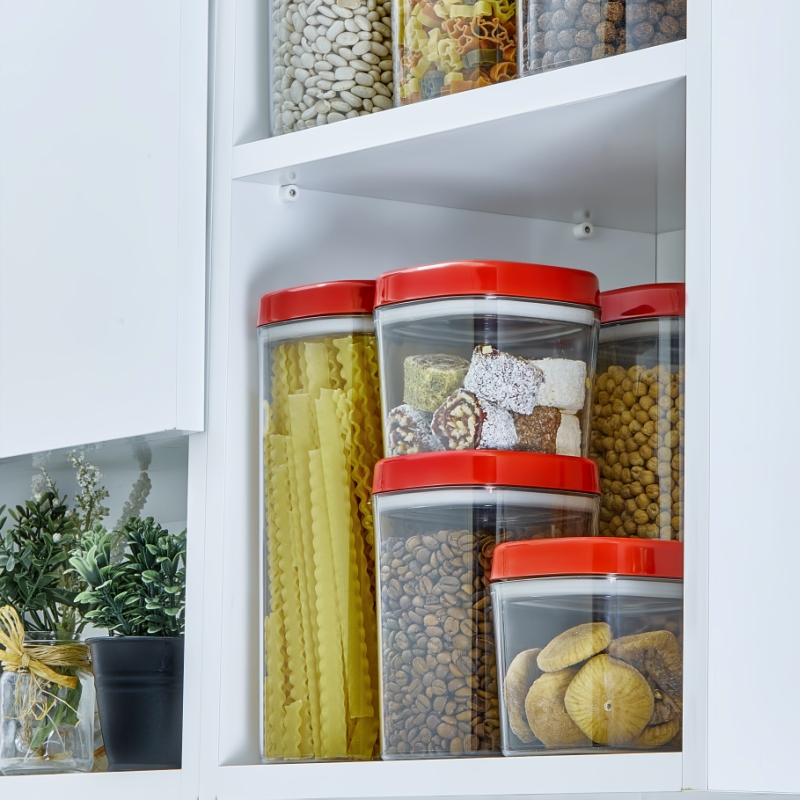 Mugiss Bonny Erzak Saklama Kabı 3lü Set 1,8Lt 1Lt 600Ml M-ESK-1001