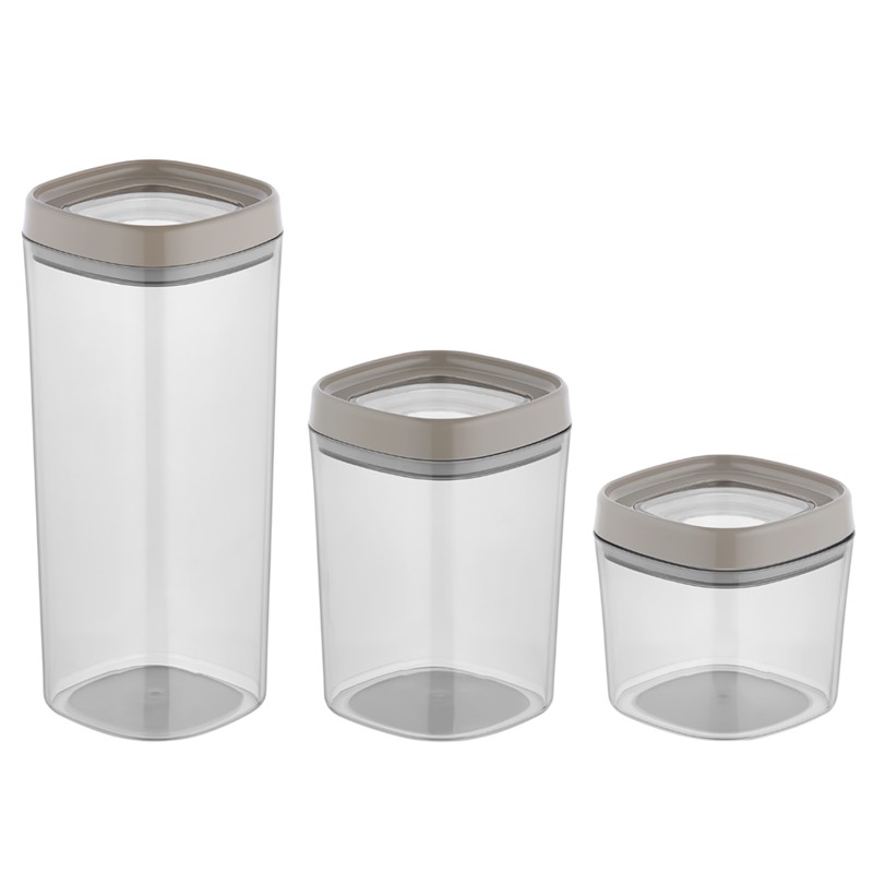 Mugiss Bonny Storage Box 3 Set 1,8Lt 1Lt 600Ml M-ESK-1001
