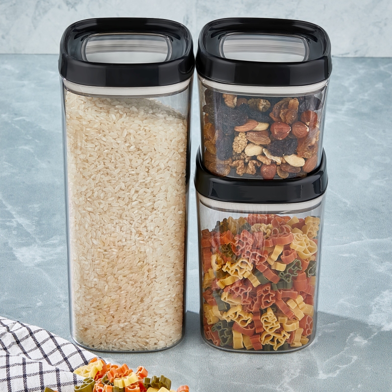 Mugiss Bonny Erzak Saklama Kabı 3lü Set 1,8Lt 1Lt 600Ml M-ESK-1001