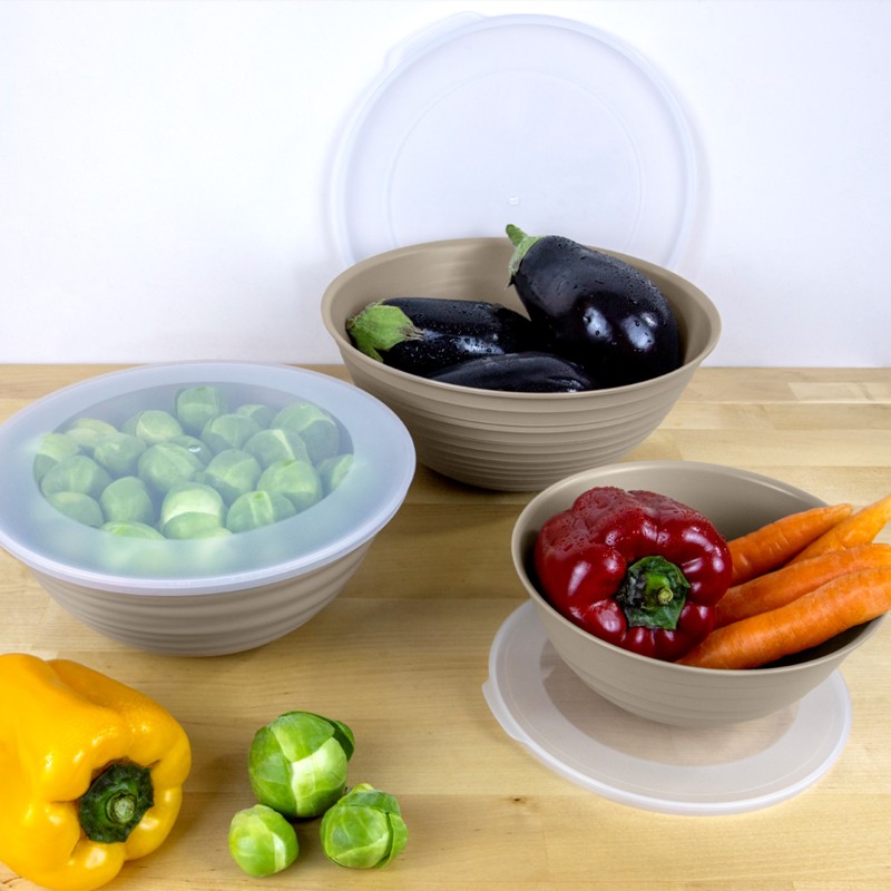 Mugiss Galaksi Desenli Kapaklı Kase 3Lü Set 3Lt 2Lt 1Lt M-KAG-3001