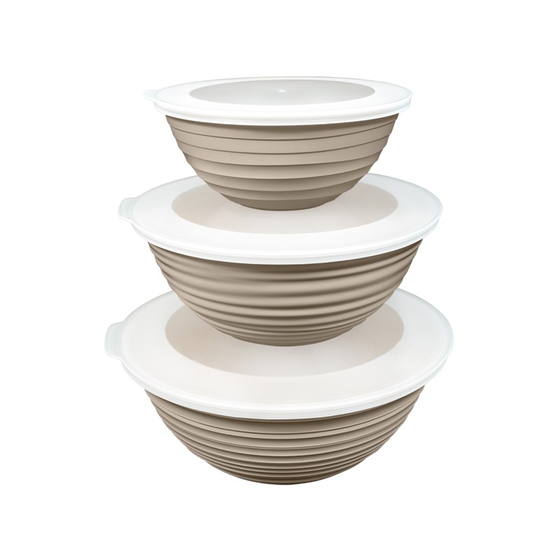 Mugiss Galaksi Desenli Kapaklı Kase 3Lü Set 3Lt 2Lt 1Lt M-KAG-3001