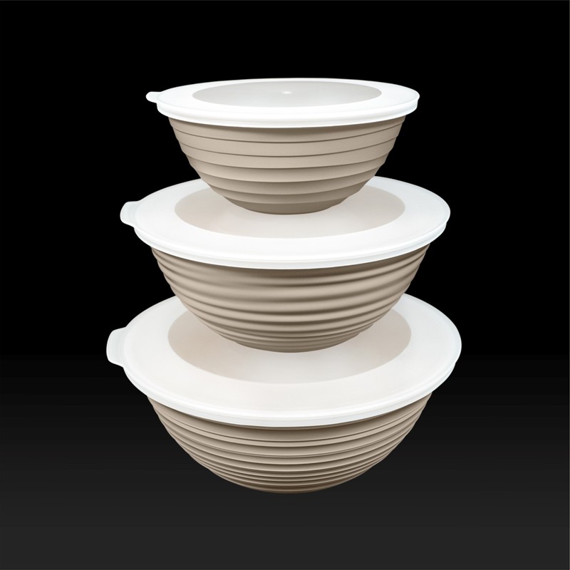 Mugiss Galaksi Desenli Kapaklı Kase 3Lü Set 3Lt 2Lt 1Lt M-KAG-3001