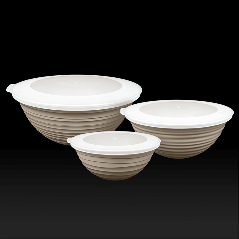 Mugiss Galaksi Desenli Kapaklı Kase 3Lü Set 3Lt 2Lt 1Lt M-KAG-3001