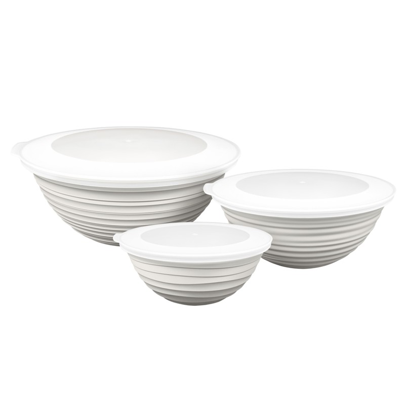 Mugiss Galaksi Desenli Kapaklı Kase 3Lü Set 3Lt 2Lt 1Lt M-KAG-3001