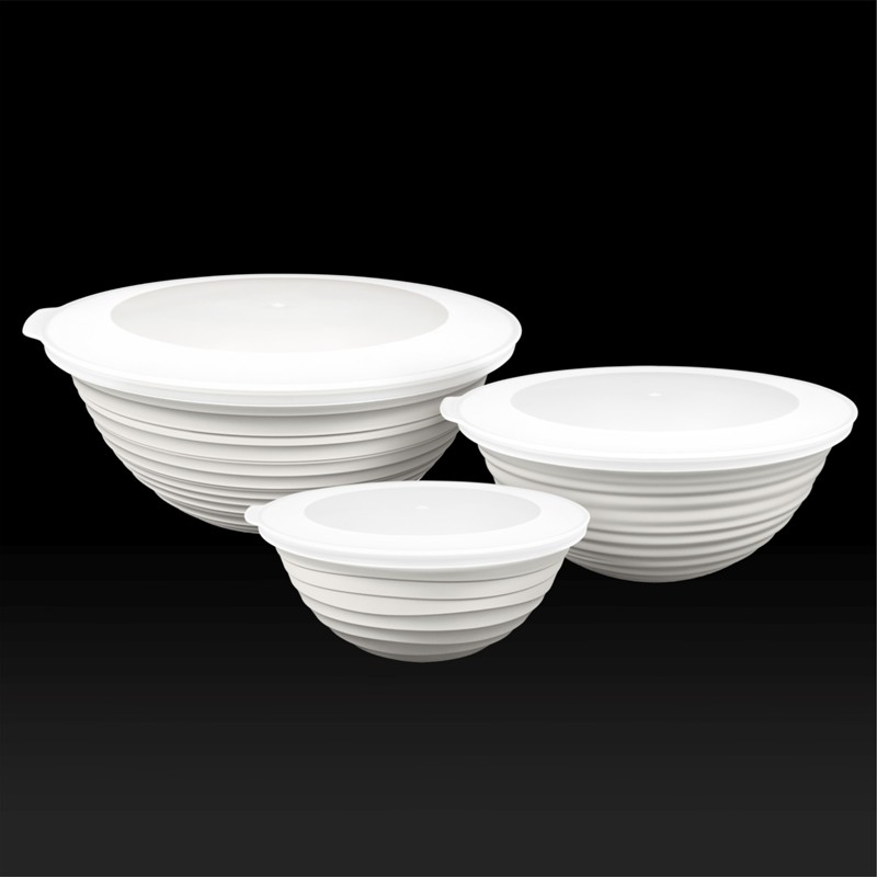 Mugiss Galaksi Desenli Kapaklı Kase 3Lü Set 3Lt 2Lt 1Lt M-KAG-3001