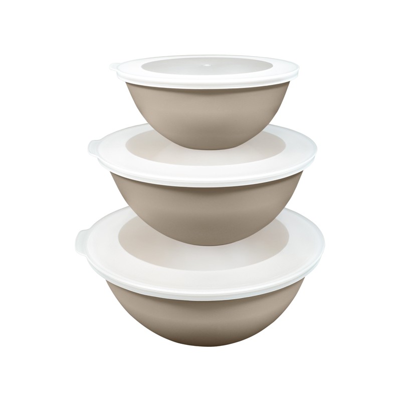 Mugiss Lunar Kapaklı Kase 3Lü Set 3Lt 2Lt 1Lt M-KAL-3001