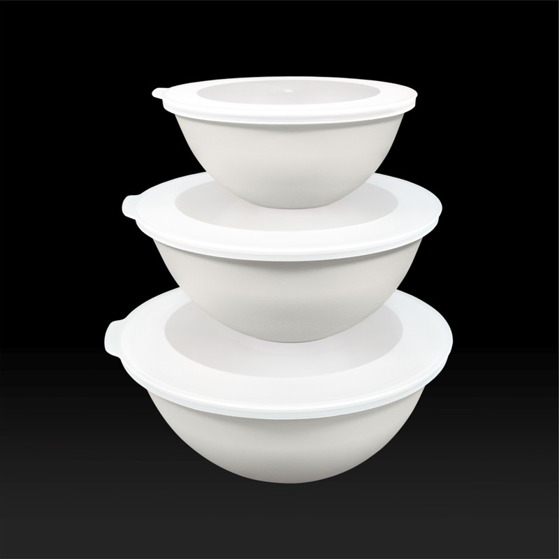 Mugiss Lunar Kapaklı Kase 3Lü Set 3Lt 2Lt 1Lt M-KAL-3001