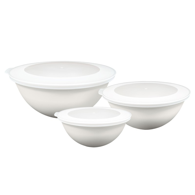 Mugiss Lunar Kapaklı Kase 3Lü Set 3Lt 2Lt 1Lt M-KAL-3001