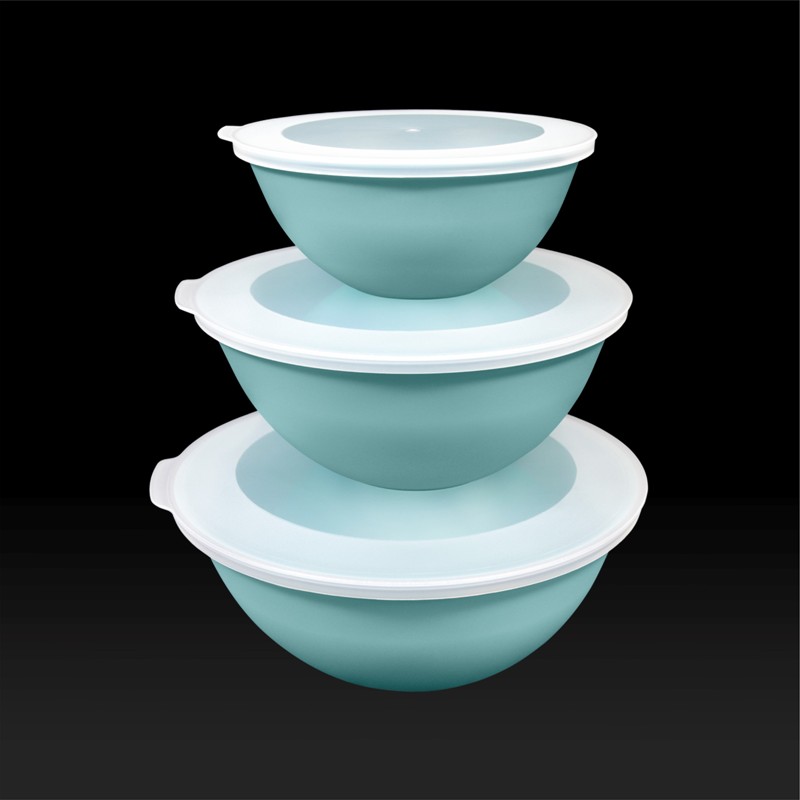 Mugiss Lunar Kapaklı Kase 3Lü Set 3Lt 2Lt 1Lt M-KAL-3001