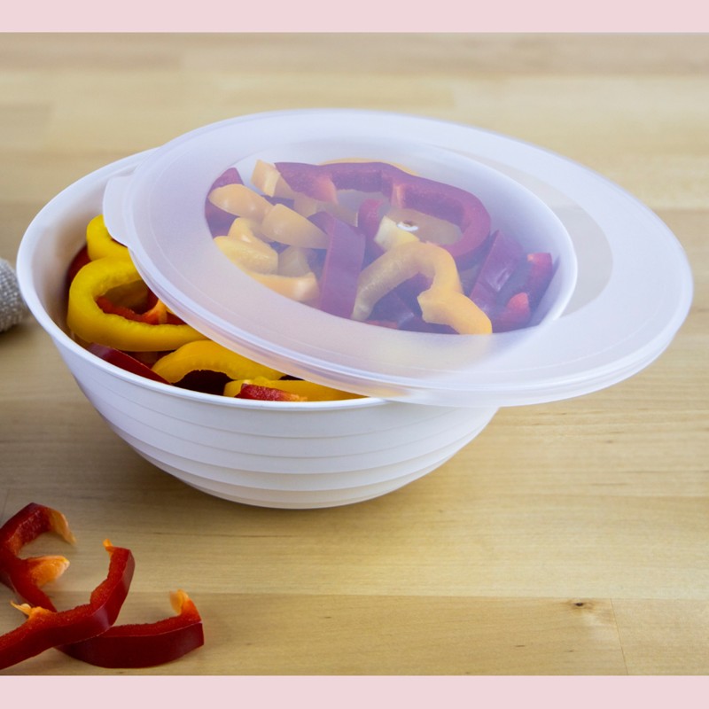 Mugiss Venüs Desenli Kapaklı Kase 1 Lt M-KAV-1001